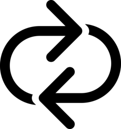 Refresh Arrows Couple Icon Svg Vector, Free Vectors File